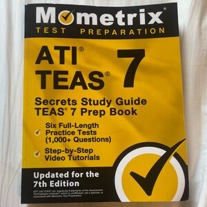 ATI TEAS 7 Prep Book - Yellow
